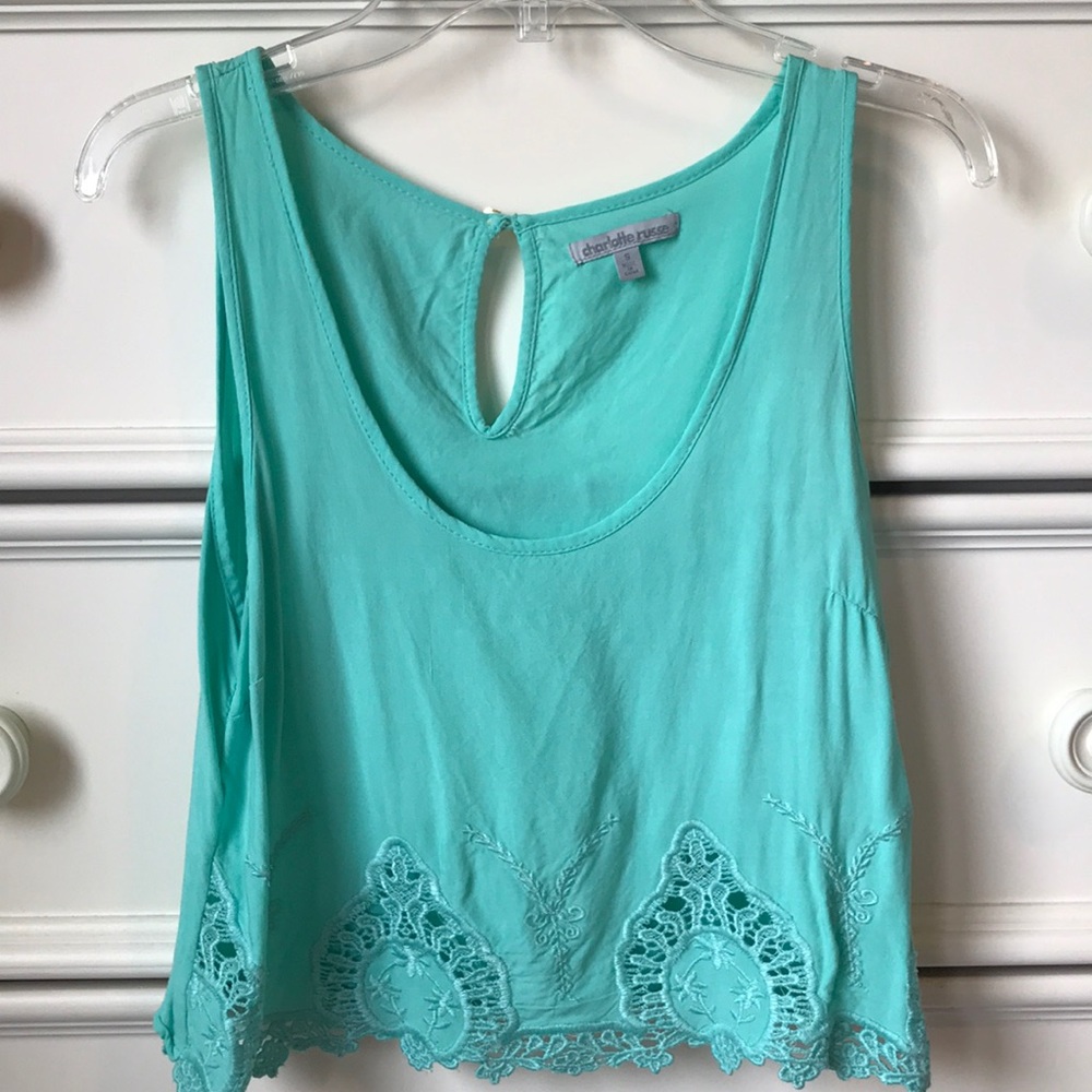 Mint Green Crop Top